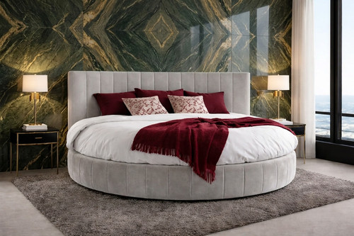Orbis round velvet panel - round,