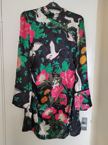 Zara floral print midi - print,