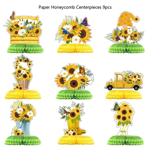 9pcs sunflower honeycomb - 9pcs,