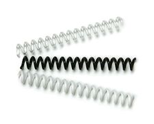 Plastic Binding Coils Spiral Black White Clear A4 3:1 Pitch Trade Notebook x 100