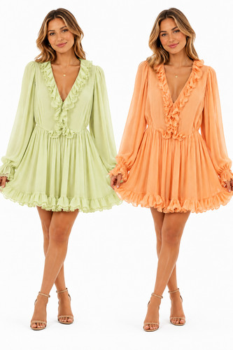 Ladies island ruffle - ladies, ex