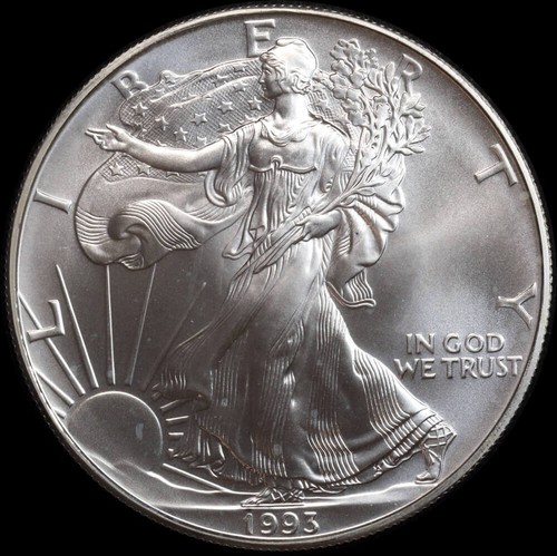 United states 1993 silver - states,