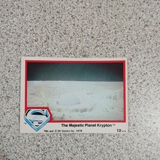 Superman 1978 card 12 - superman,