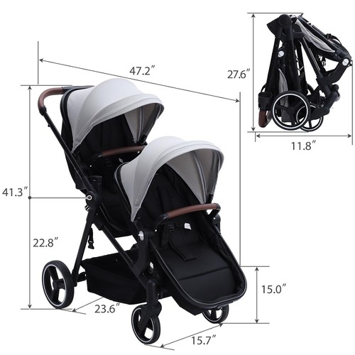 Gravee universal twin stroller - universal,