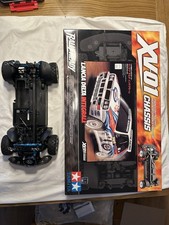 Tamiya XV01 Rolling Chassis With Lots Of Upgrades, Spares And Original Box