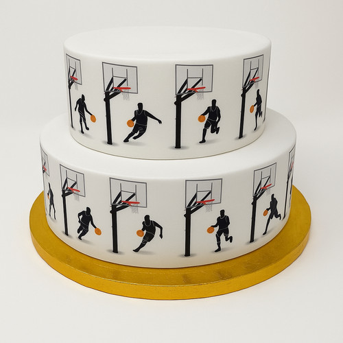 Cake border basketball sport - border,