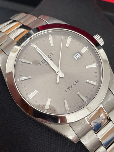 Tissot titanium wristwatch - tissot,