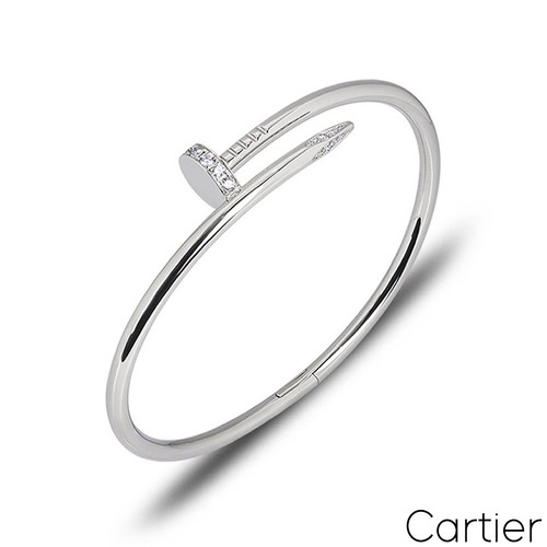 Cartier white gold diamond - white,