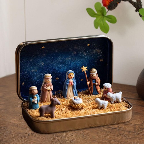 Christmas nativity scene - christmas,