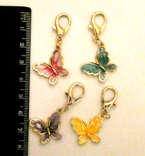 Gold Plated Clip-on Charms Zip