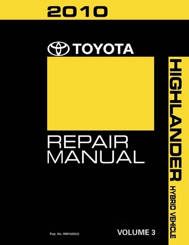2010 toyota highlander hybrid - toyota,