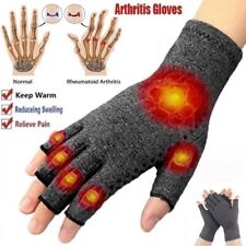 Fingerless Anti Arthritis Compression Gloves Cure Pain Relief Brace Hand Support
