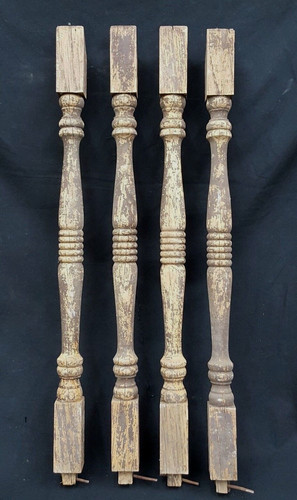 Wooden spindle balusters - wooden, /
