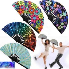 PVC Bamboo Fan Foldable UV