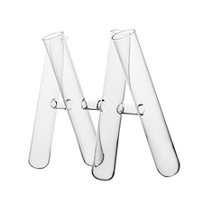 3/4 Test Tube Glass Vases for