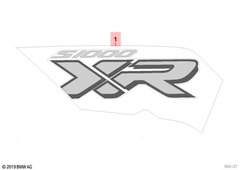 Genuine bmw k69 - k69, lettering