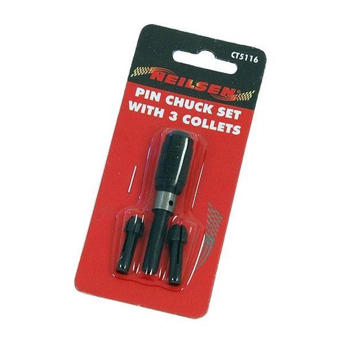 Pin chuck set with collets - pin,
