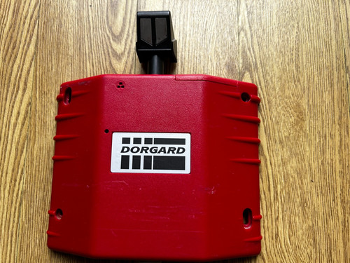 Fire door retainer - fire, red,