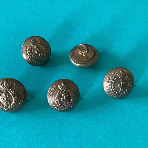 Ramc brass buttons - ramc, circa