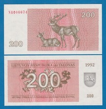 Lithuania 200 talonas - lithuania,