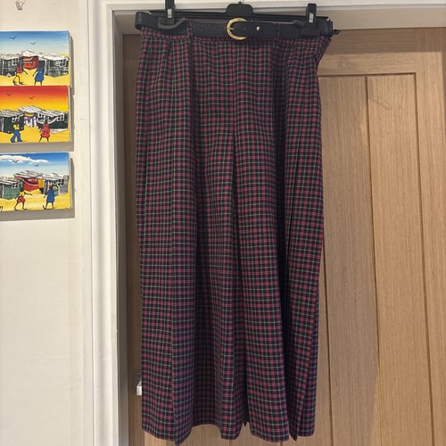 Vintage libra pleated tartan - pleated,