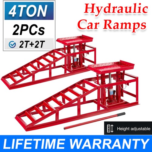 2pcs hydraulic car ramps - 4, ton