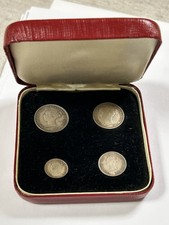 1870 Victoria Silver Maundy Coin Set in Box