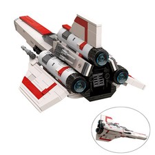 MOC Colonial Viper MK1 Version 2.0 Building Blocks Set DIY Spaceship 607Pc