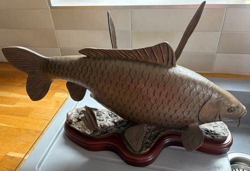 Cold cast bronze - cast, carp.