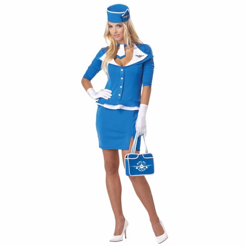 Retro stewardess flight - retro,