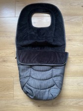 Oyster footmuff grey - oyster,