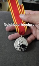 A Full size Fire Brigade LSGC EIIR replacement Medal With Ribbon