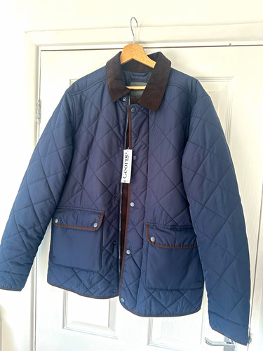 George men navy quilted - men's,