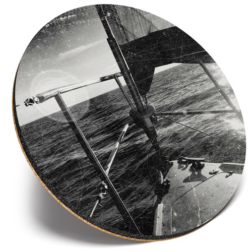 Round single coaster - -, bw
