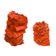 Mesh log bags firewood - log,
