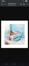Frozen Toddler Bed with Mattress and Storage Drawers