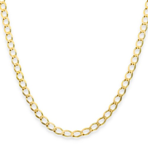 9ct yellow gold flat - yellow,