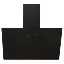 60cm glass cooker - glass, black