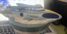 Stingray mug and lid pizza - stingray,