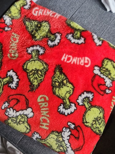 Grinch soft fleece throw - fleece,