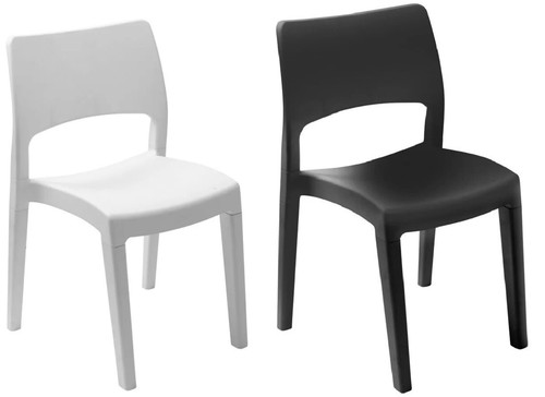 Modern stackable garden chair - modern,