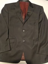 Vintage Balmain Homme Black Wool Blazer Suit Jacket - Size 40S - 03645