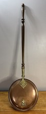 1x Vintage Brass Bed Warmer