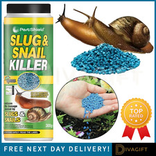 SLUG SNAIL KILLER PELLETS ORGANIC SHOWERPROOF FOR GARDENING KILL 300G PESTSHIELD