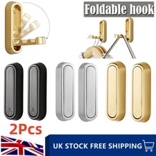 2Pcs Folding Wall Hooks