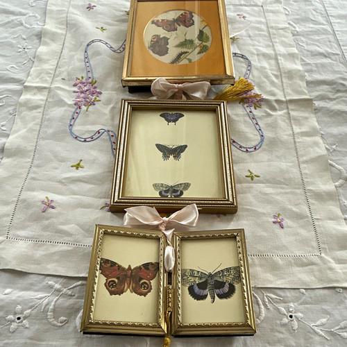 Gold brass vintage - vintage, set