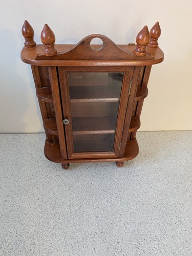 Vintage curio cabinet wall - cabinet,,