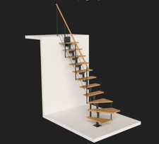 L-shape ,Loft , modular stairs
