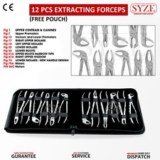 Tooth Extracting Forceps For Lower & Upper Molars Roots Loosening Surgical Tools