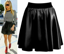 New Womens Ladies  Black Faux